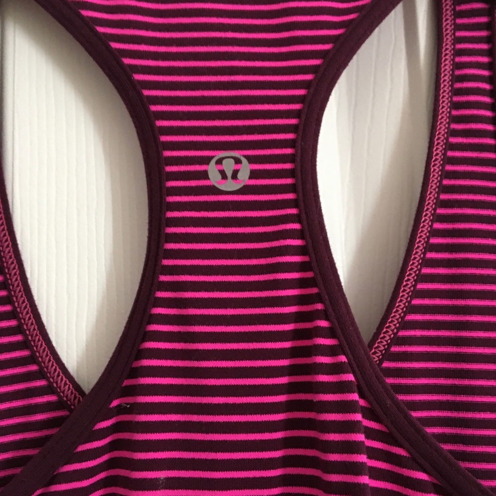 Lululemon Stripe Cool Racerback - Picture 5 of 7